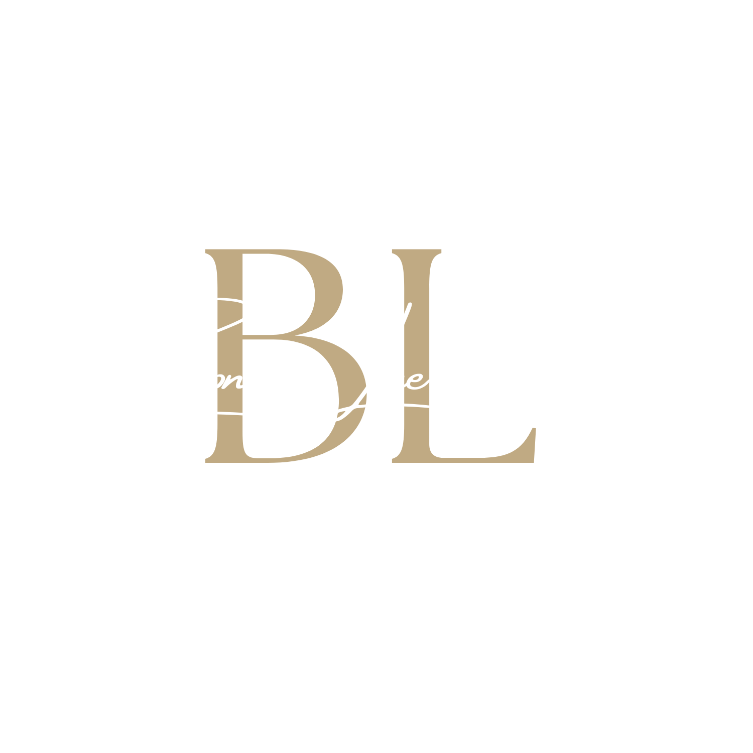 Pink and White Minimalist Initial Makeup Artist Logo